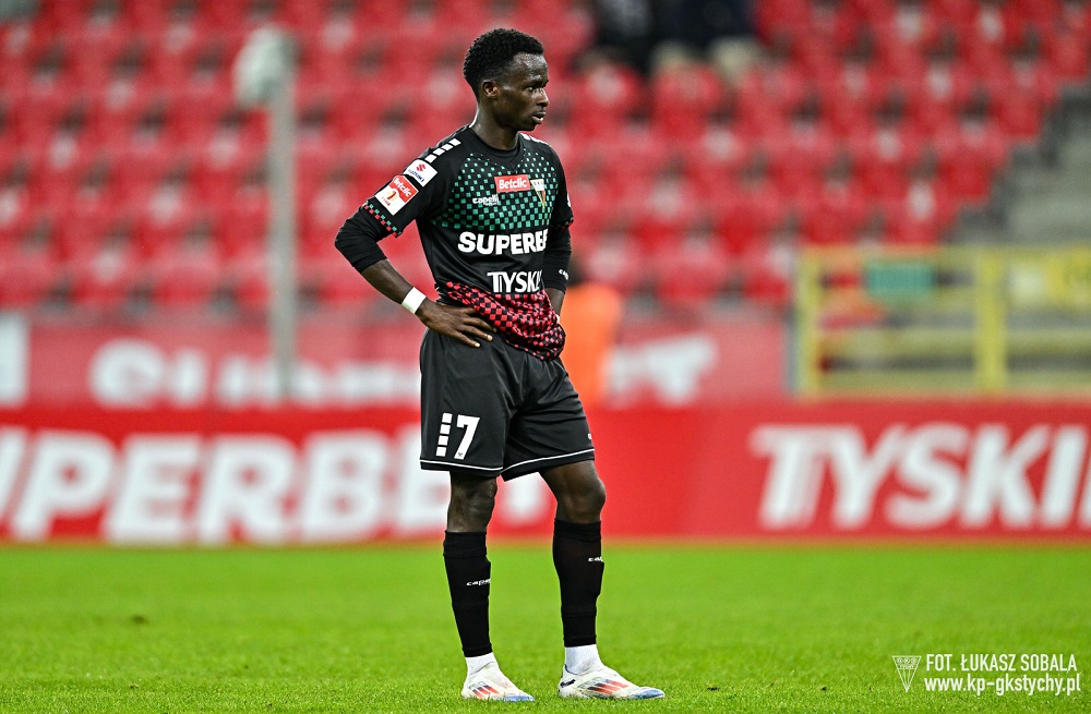 GKS Tychy – Wieczysta 3:3. Karny w doliczonym czasie ratuje punkt