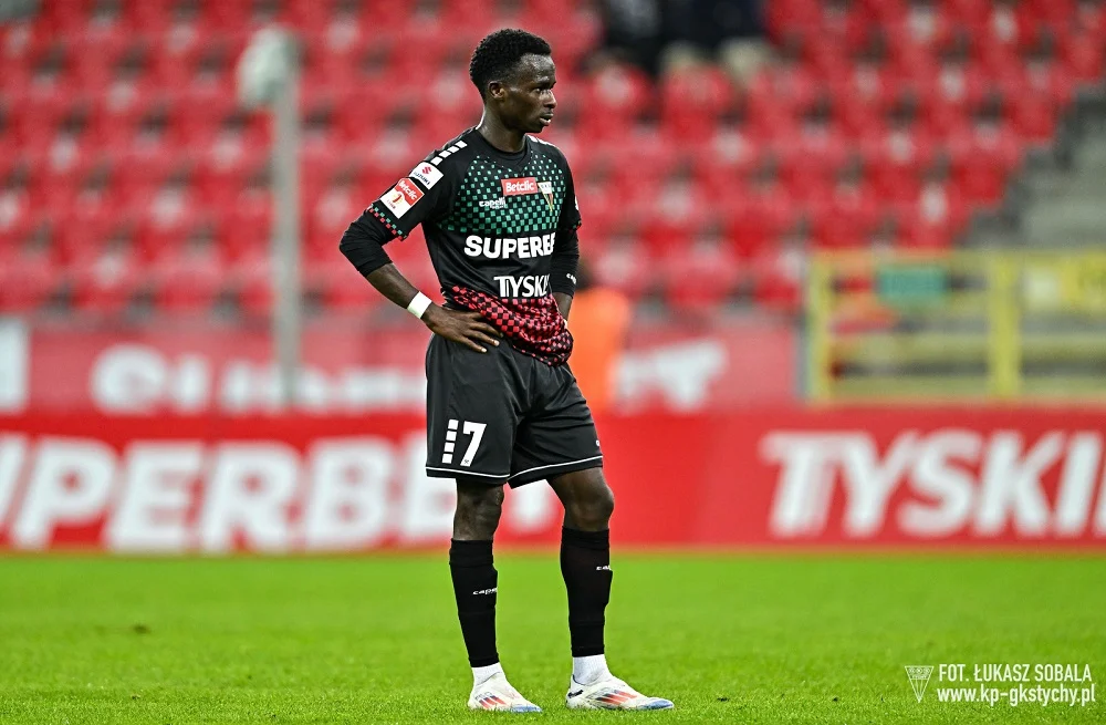 GKS Tychy – Wieczysta 3:3. Karny w doliczonym czasie ratuje punkt