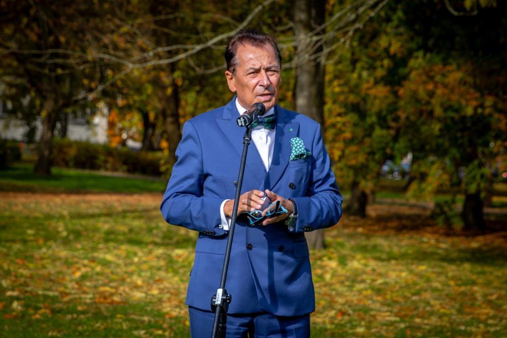 Posadzono Dąb Pokoju w Parku Solidarności / fot. UM Tychy