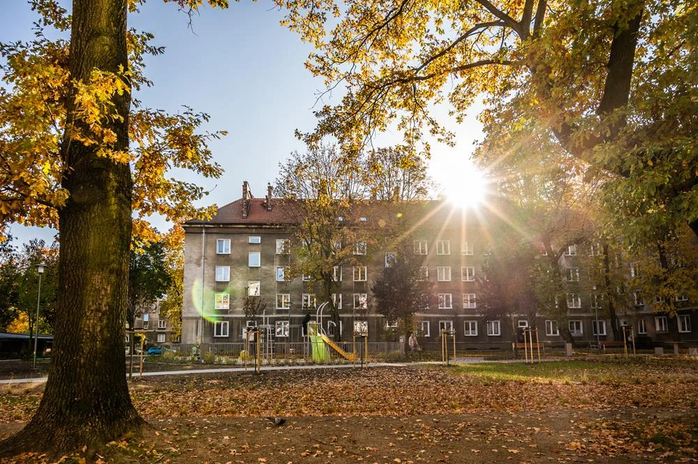 Nowe podwórko między Budowlanych, Bałuckiego i Bema / fot. UM Tychy