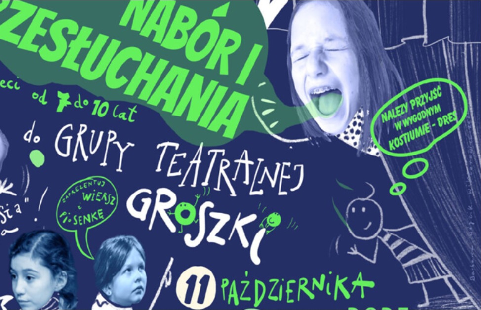 Nabór do grupy teatralnej „Groszki” – zapisz swoje dziecko na przesłuchania!