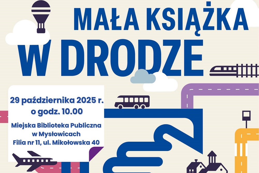 „Mała książka w drodze” w Mysłowicach – warsztaty z Mateuszem Świstakiem