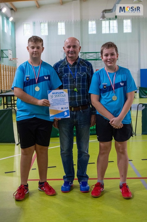 Reprezentacja SP Sportowej ponownie mistrzem Mysłowic w tenisie stołowym!