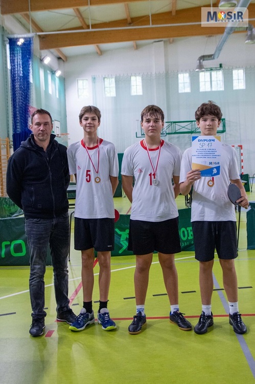 Reprezentacja SP Sportowej ponownie mistrzem Mysłowic w tenisie stołowym!