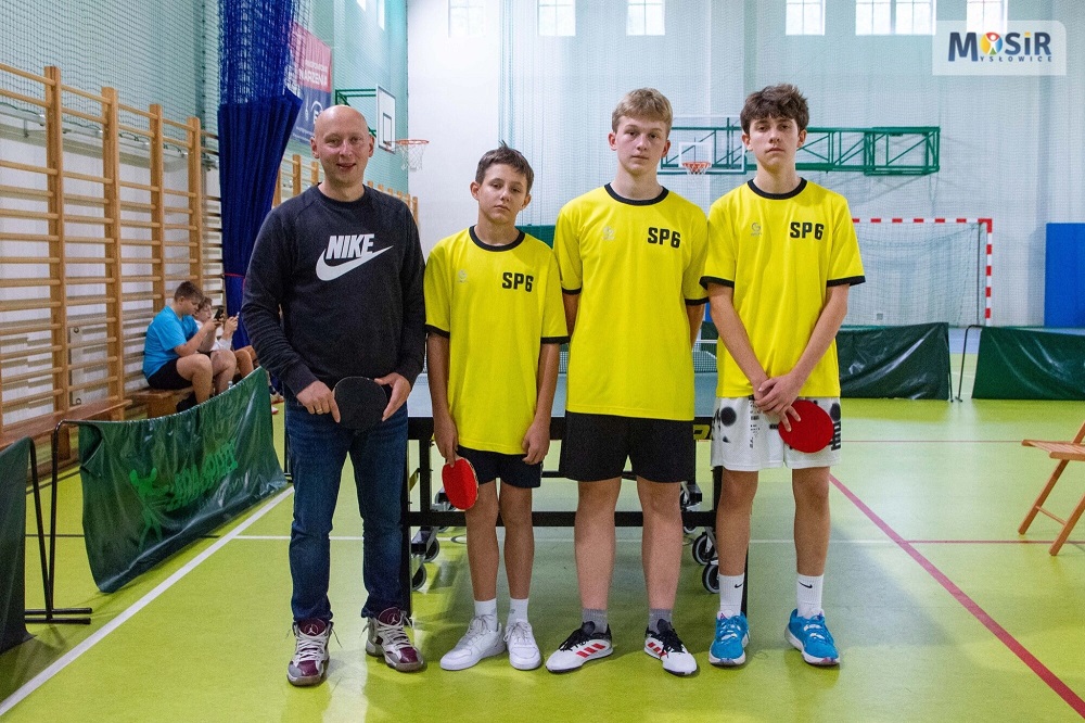 Reprezentacja SP Sportowej ponownie mistrzem Mysłowic w tenisie stołowym!