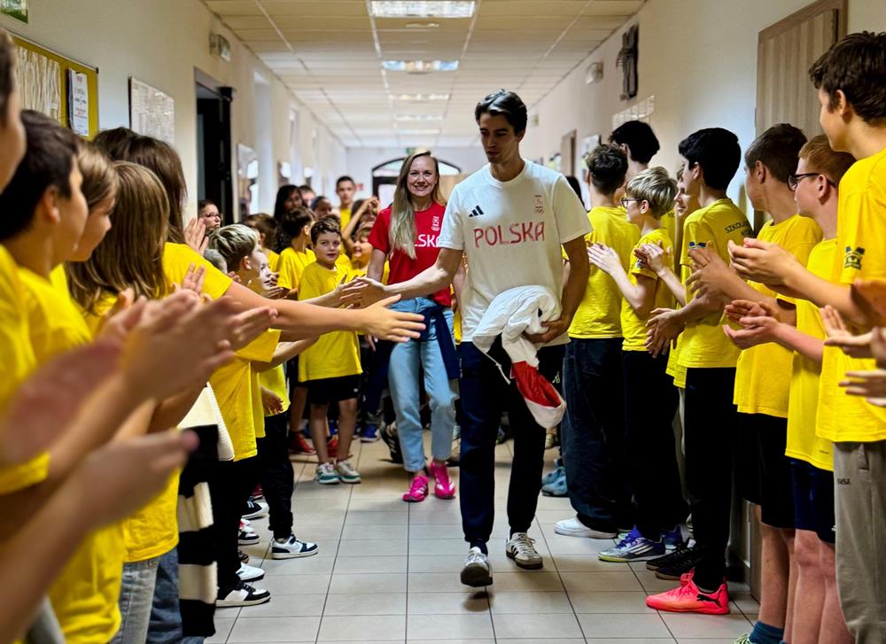 Olimpijczycy w Mysłowicach! Spotkanie w Szkole Podstawowej Sportowej