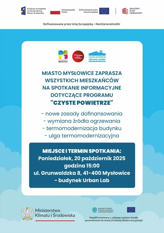 Spotkanie informacyjne o Programie „Czyste Powietrze”