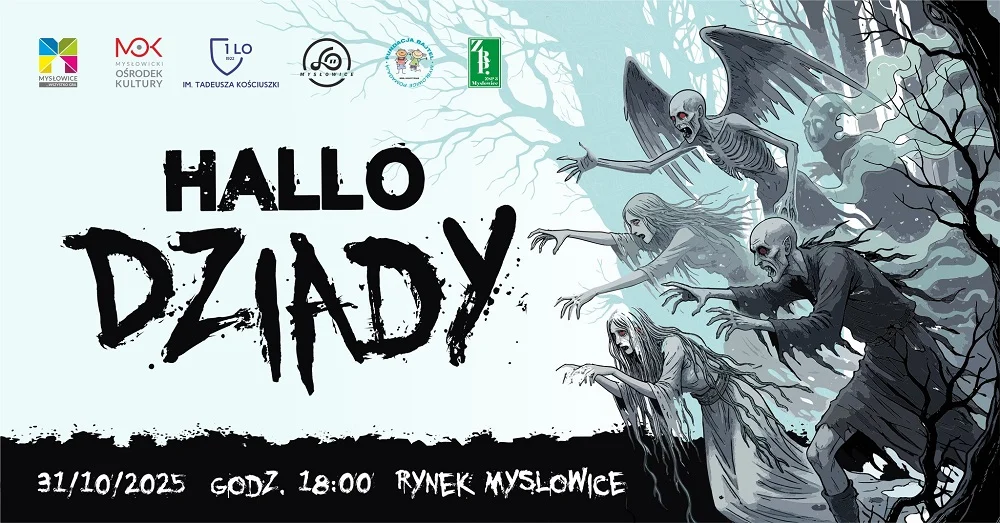 Halloween i Mickiewicz razem? „HALLO DZIADY” na Rynku w Mysłowicach