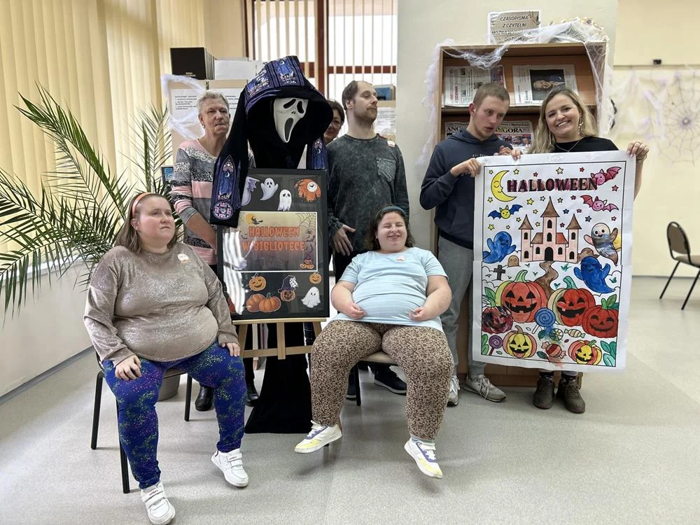 „Halloween w Bibliotece” – twórcze zajęcia w Filii 11 w Mysłowicach