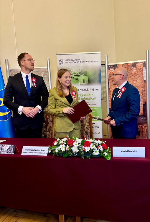 Mysłowice uruchamiają Społeczną Agencję Najmu. Podpisano dofinansowanie