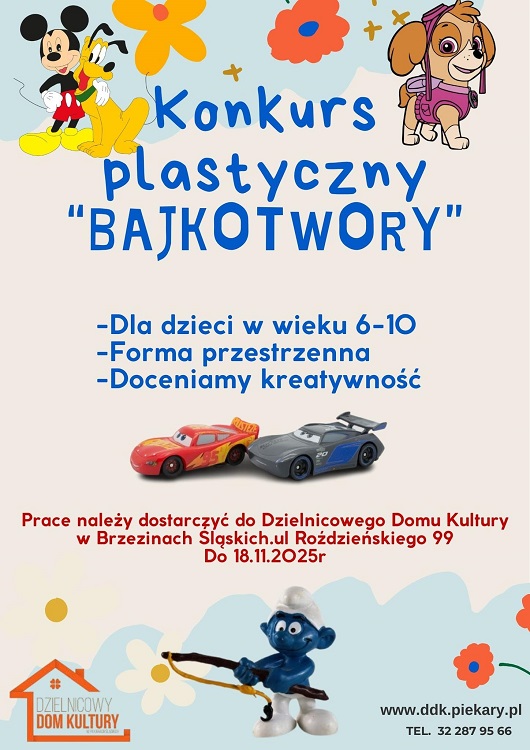 „Jesień rozkwita kolorami” i „Bajkotwory” – twórcze wyzwania dla najmłodszych