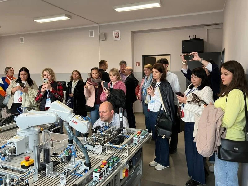 Wizyta ukraińskich przedstawicieli w Śląskiem: Inspiracje w edukacji zawodowej