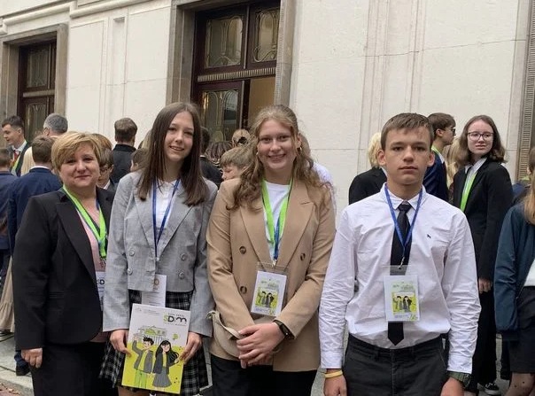 Rybniccy uczniowie w Sejmie – spotkanie z astronautą i lekcja obywatelskości