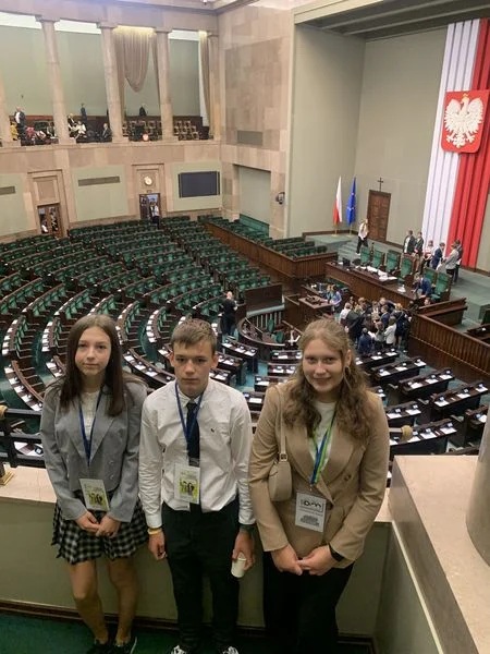 Rybniccy uczniowie w Sejmie – spotkanie z astronautą i lekcja obywatelskości