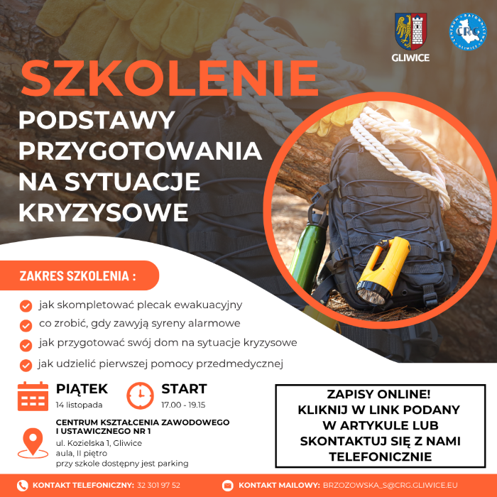 Bądź gotowy na każdą sytuację! Weź udział w listopadowym szkoleniu