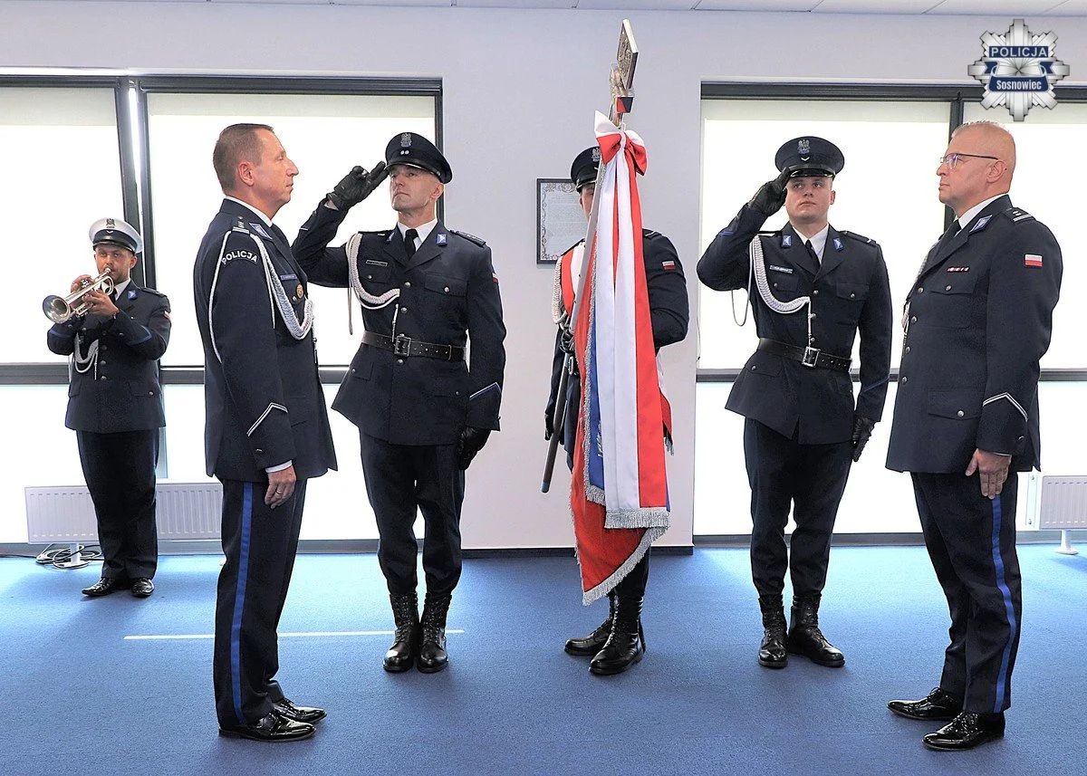 Zmiany w kierownictwie KMP Sosnowiec. Nowym komendantem został insp. Arkadiusz Konowalski
