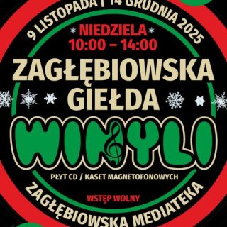 Wydarzenia w Zagłębiowskiej Mediatece w Sosnowcu: wystawy, giełda winyli, spotkania