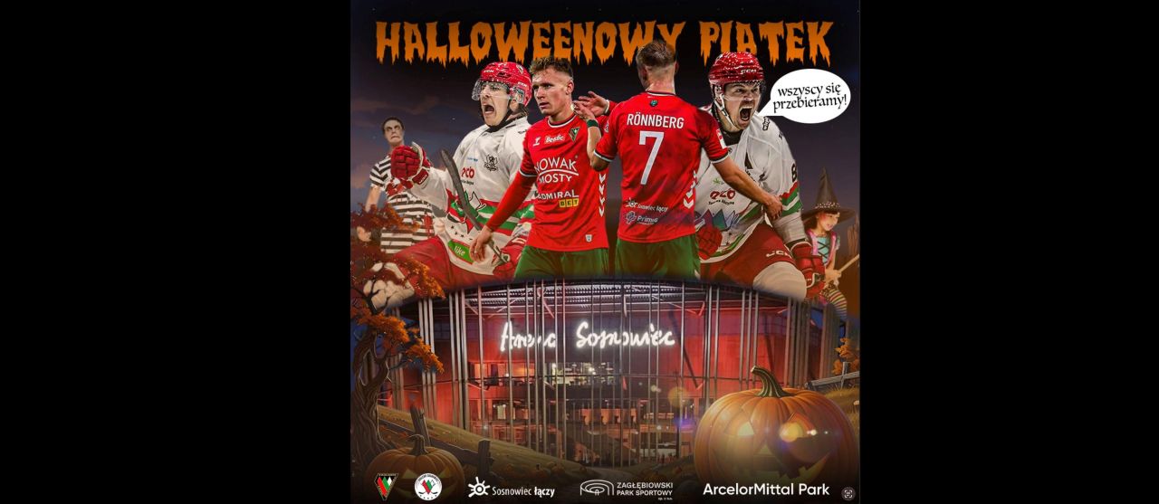 Halloween w Sosnowcu: ślizgawka, zabawy miejskie i mecz Zagłębia 31 października