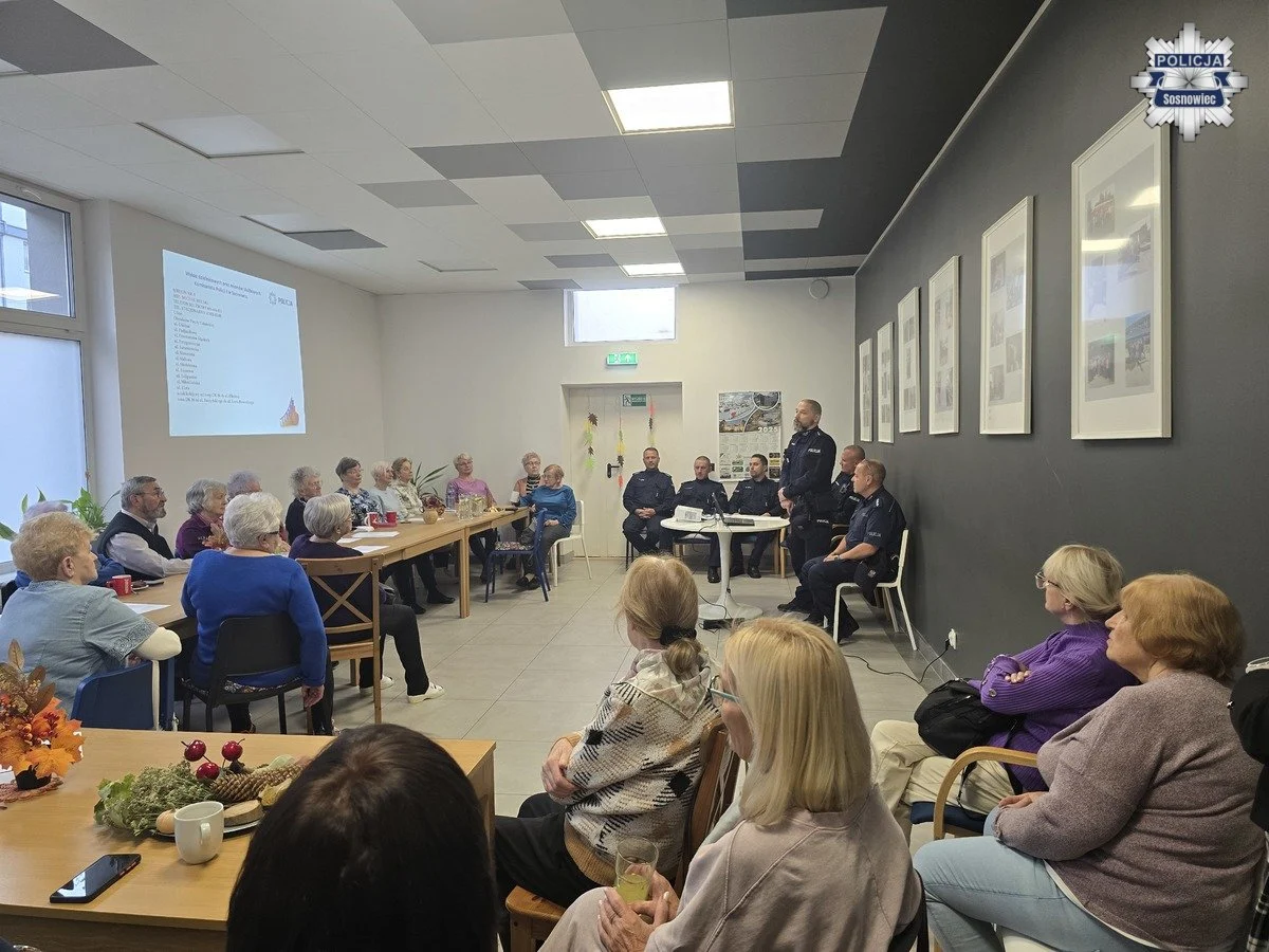 Debata o bezpieczeństwie w Sosnowcu: dzielnicowi omówili ważne kwestie z mieszkańcami