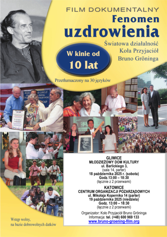 bezpłatna projekcja filmu - Fenomen Uzdrowienia