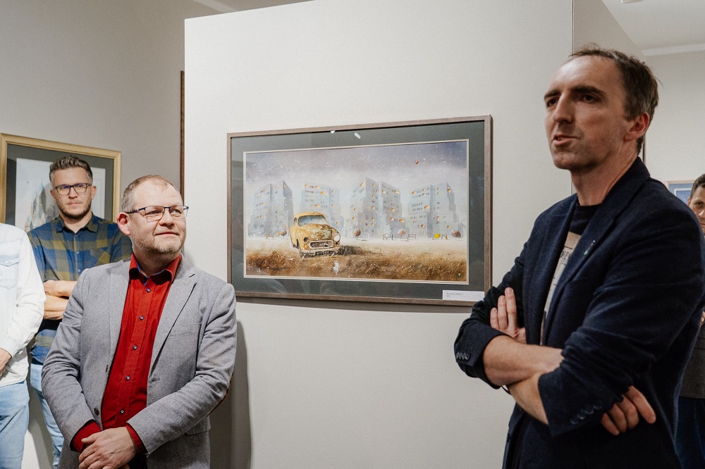 Grzegorz Chudy i jego „Carpe Noctem” – otwarcie wystawy w Muzeum w Mikołowie [FOTO]