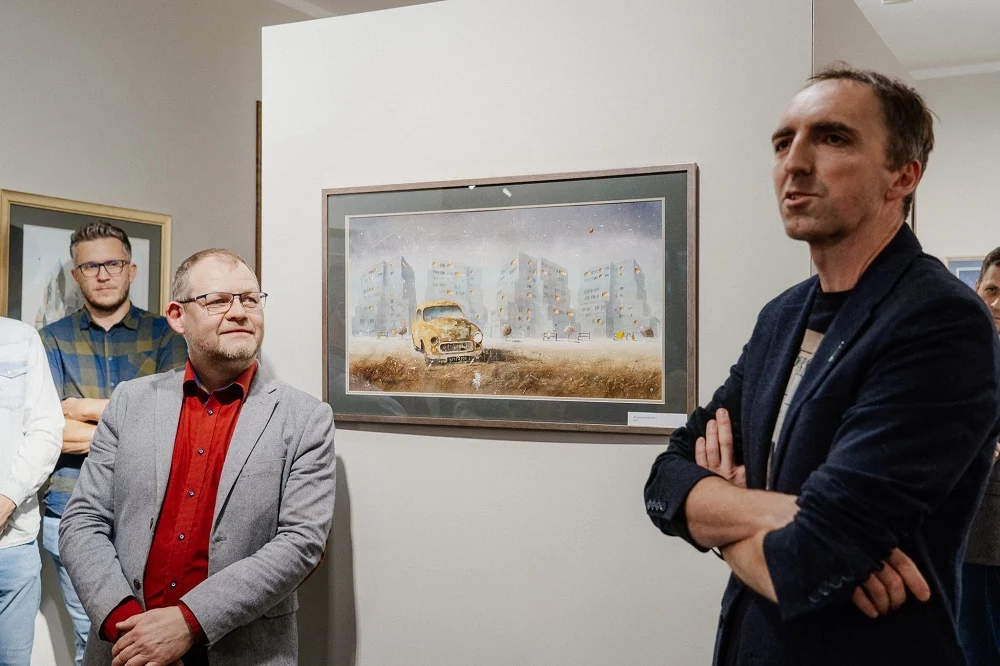 Grzegorz Chudy i jego „Carpe Noctem” – otwarcie wystawy w Muzeum w Mikołowie [FOTO]