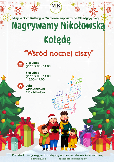 Nagrywamy Mikołowską Kolędę – dołącz i zaśpiewaj „Wśród nocnej ciszy”