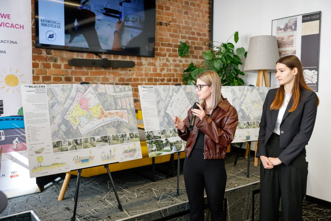 Błękitno-zielone praktyki miejskie. Studenci projektują przy rzece Mlecznej