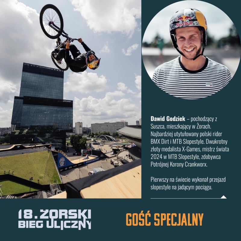 Ostatnia szansa na zapis do Żorskiego Biegu Ulicznego. Koszulki, medale i Dawid Godziek!