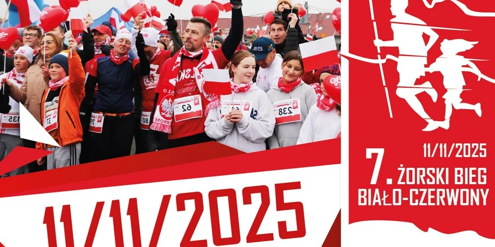 VII Bieg Biało-Czerwony w Żorach – zapisz się na bieg z okazji Święta Niepodległości