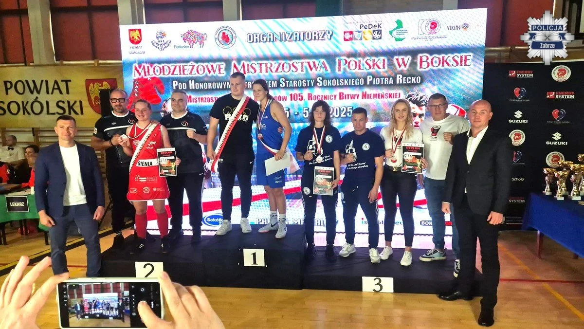 Zabrzańska policjantka z medalem – Małgorzata Pępek zdobyła srebro w boksie