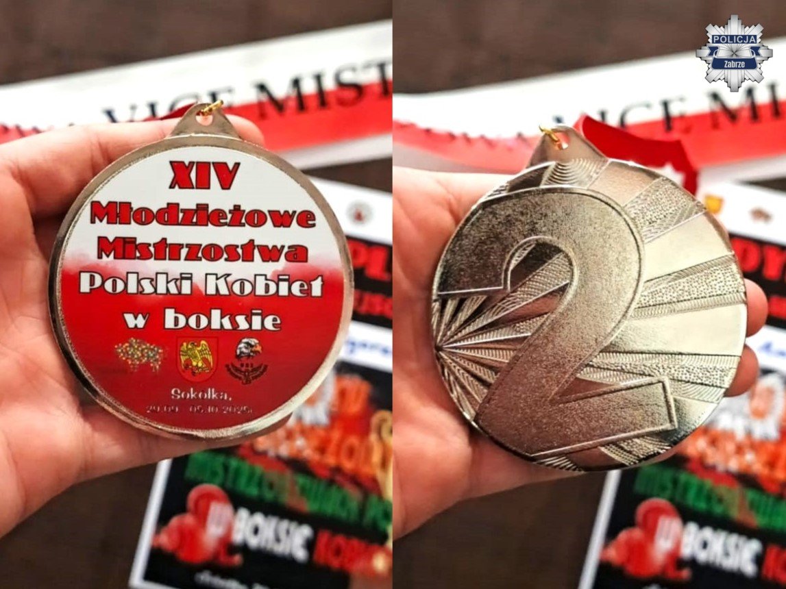 Zabrzańska policjantka z medalem – Małgorzata Pępek zdobyła srebro w boksie