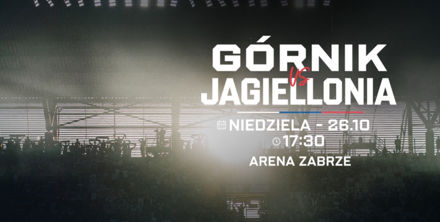 Piłkarskie emocje na Arenie Zabrze - Górnik Zabrze podejmie Jagiellonię Białystok