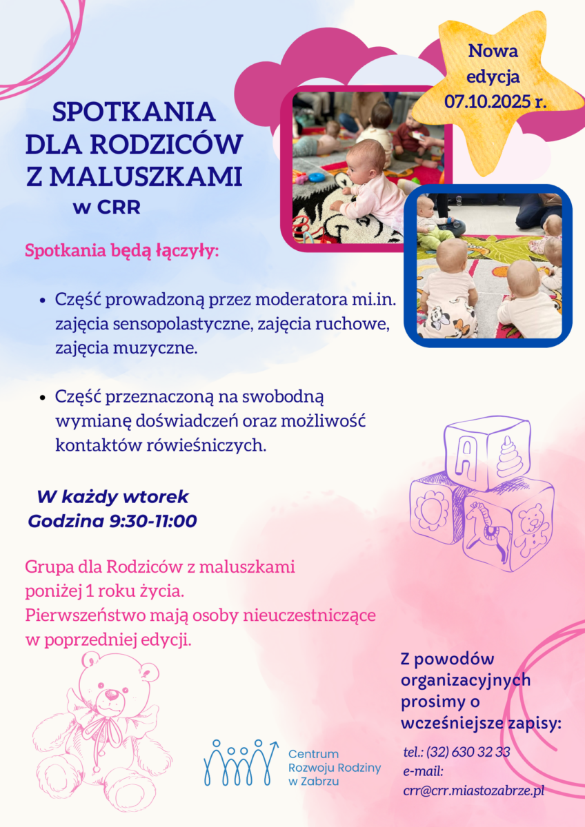 Spotkania dla rodziców z maluszkami w Centrum Rozwoju Rodziny