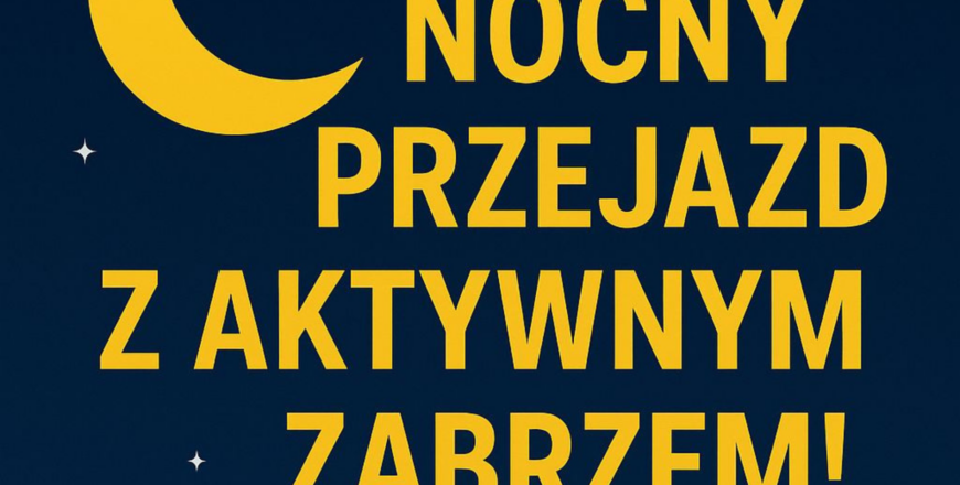 Nocny Rajd Rowerowy w Zabrzu – wspólna przejażdżka już w czwartek!