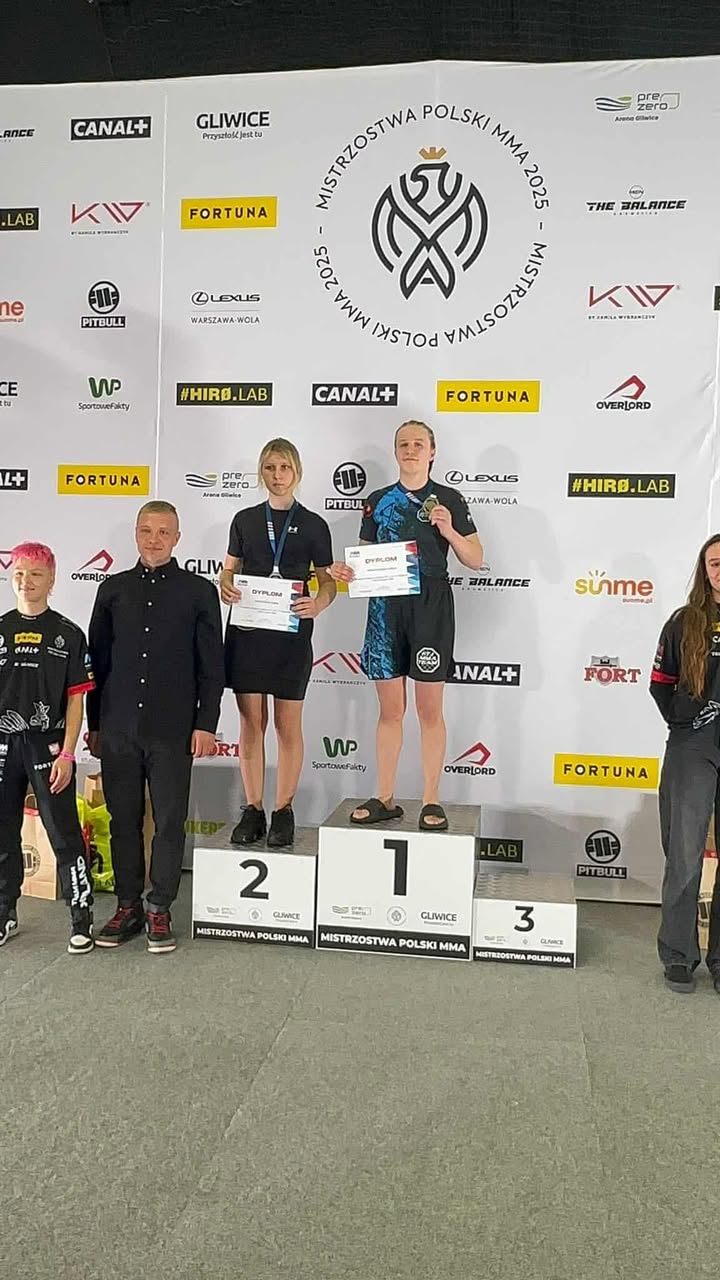 Amelia Pietrzykowska ze Świętochłowic ze złotem na Mistrzostwach Polski MMA 2025