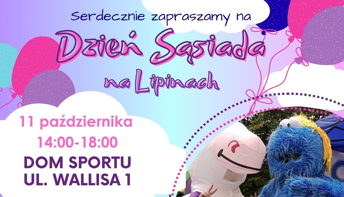 Dzień Sąsiada na Lipinach – atrakcje, dmuchańce i dobra zabawa!