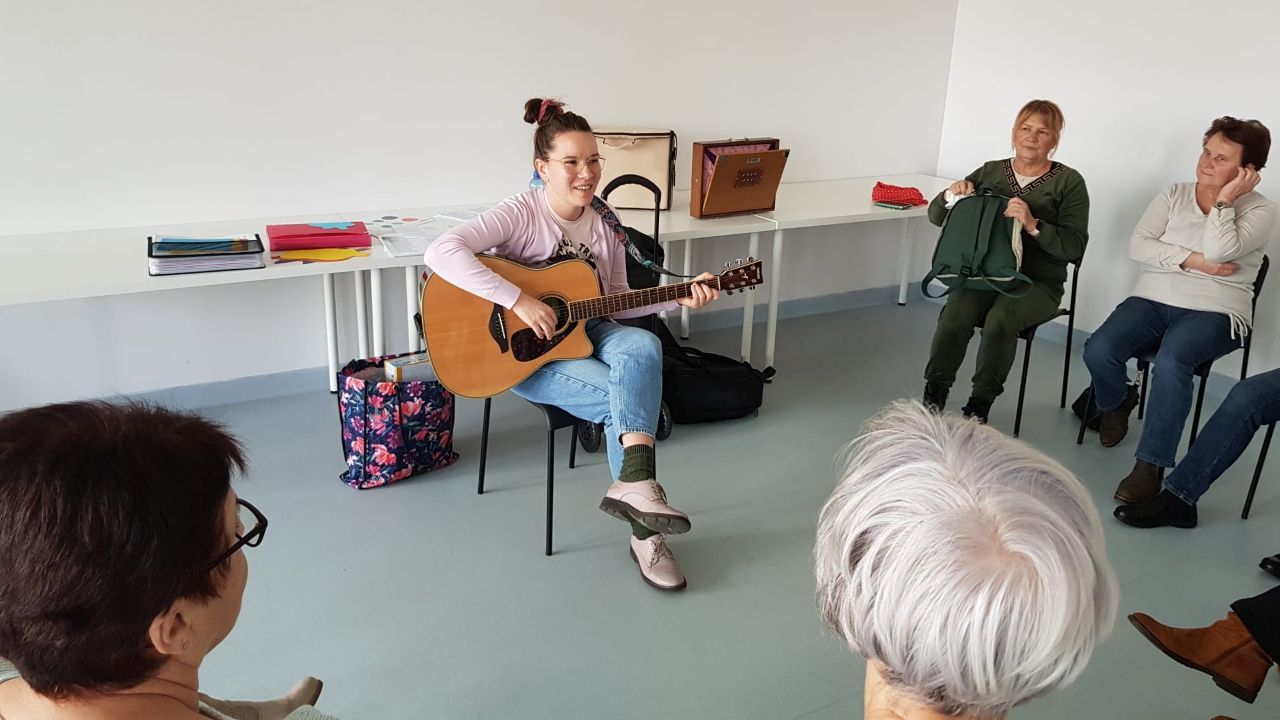 Zakończenie zajęć z muzykoterapii w ramach budżetu obywatelskiego