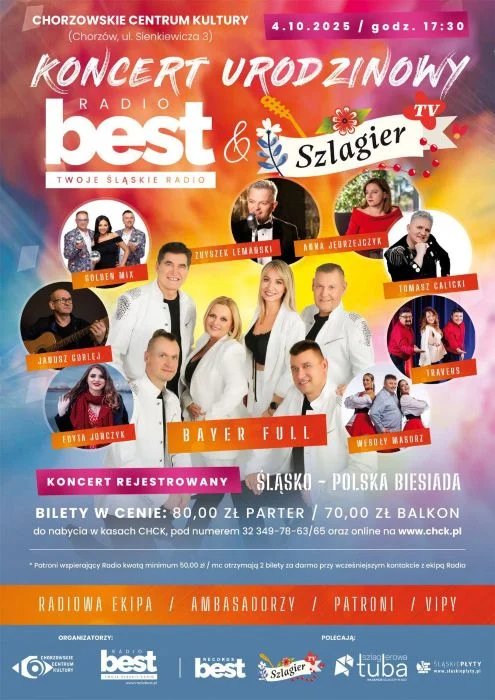 Chorzów świętuje z Radiem BEST! Urodzinowy koncert już w sobotę w CHCK