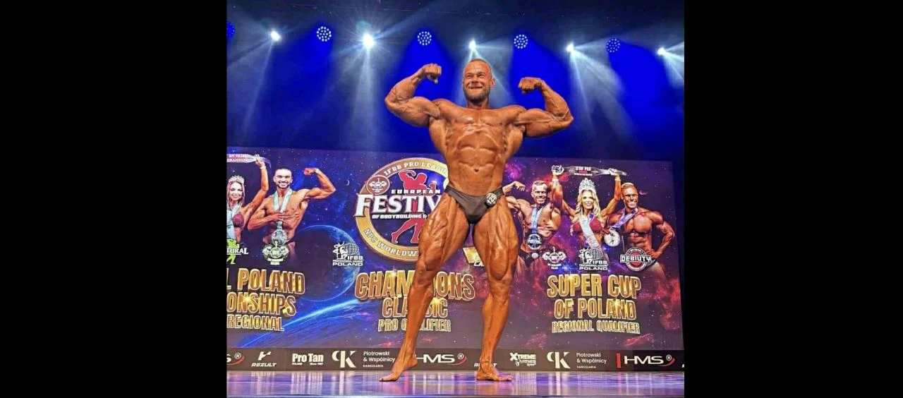 Kamil Banaś z Chorzowa znów na podium! Kulturysta z kolejnym złotem