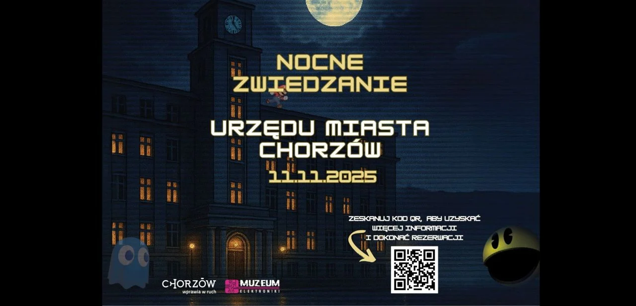 Nocne Zwiedzanie Urzędu Miasta Chorzów 2025. Kolejna edycja już w listopadzie