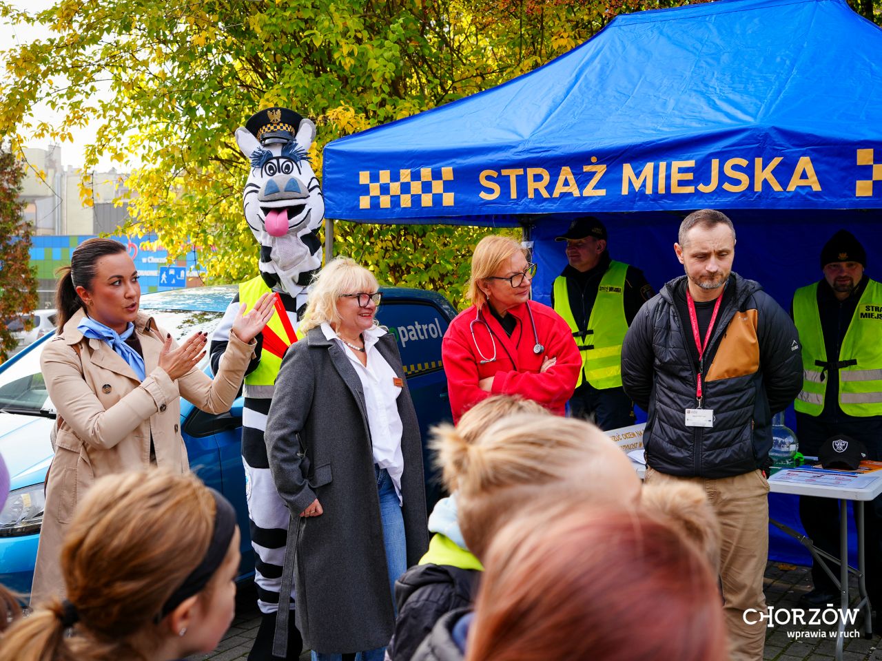 Chorzów świeci przykładem! Za nami akcja „Bądź widoczny – Noś odblaski”