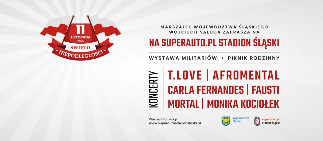 Święto Niepodległości na Stadionie Śląskim w Chorzowie: koncerty i atrakcje dla wszystkich