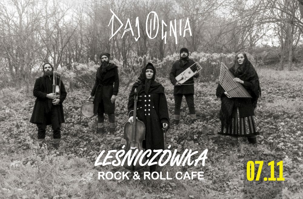 Zanurz się w klimacie dark folku z Daj Ognia. Koncert na żywo w Chorzowie