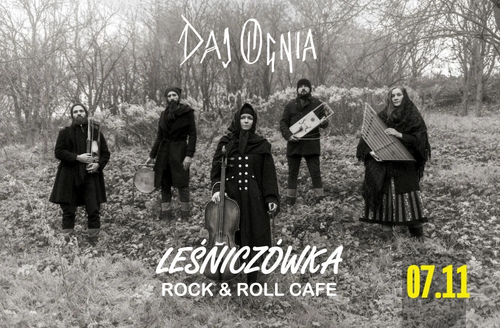 Zanurz się w klimacie dark folku z Daj Ognia. Koncert na żywo w Chorzowie