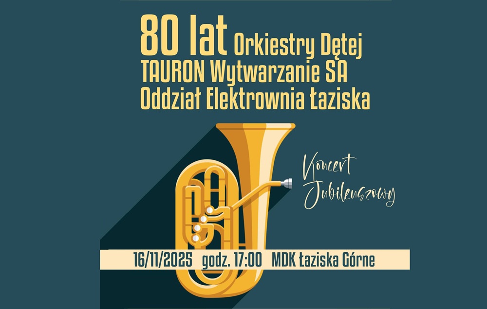 Jubileusz 80-lecia Orkiestry Dętej TAURON w MDK. Bezpłatne wejściówki już w kasie
