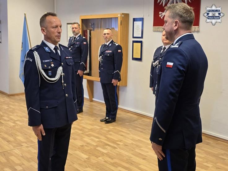 Zmiana na stanowisku Komendanta Miejskiego Policji / fot. KMP Piekary Śląskie