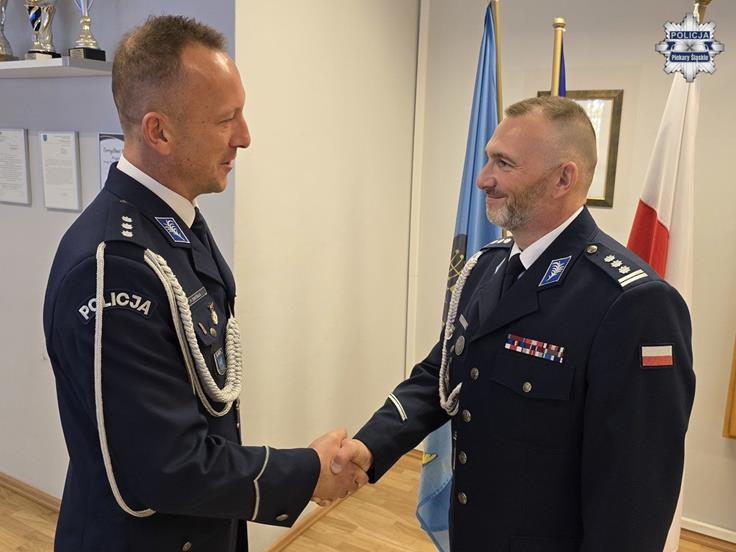Zmiana na stanowisku Komendanta Miejskiego Policji / fot. KMP Piekary Śląskie