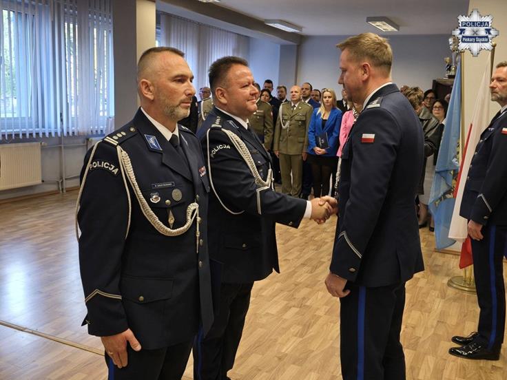 Zmiana na stanowisku Komendanta Miejskiego Policji / fot. KMP Piekary Śląskie