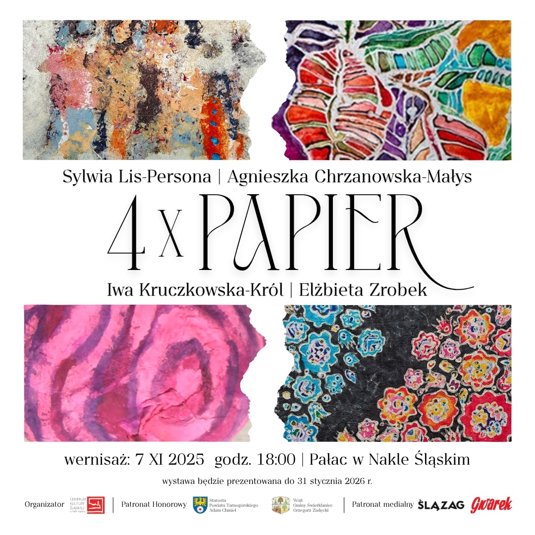 Wstawa artystyczna 4 x PAPIER